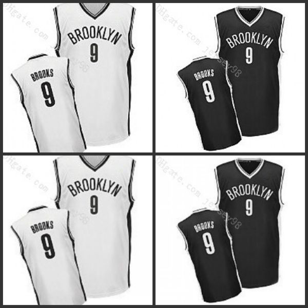 

brooklyn nets men #9 marshon brooklyn men retro jersey, Black