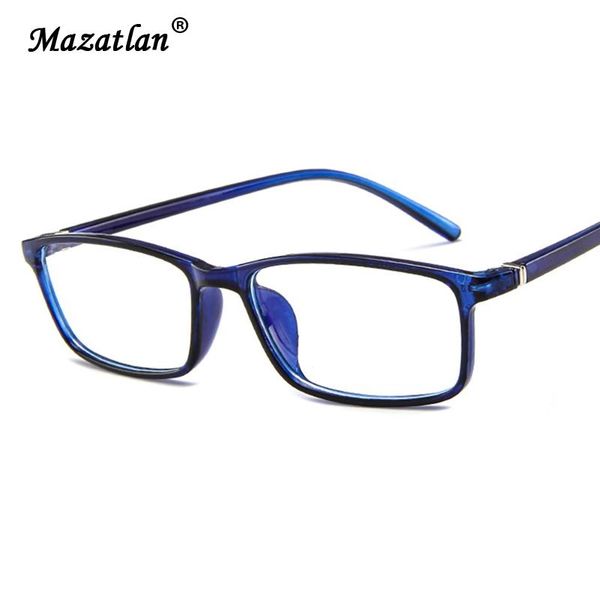 

fashion sunglasses frames simple square glasses frame men women retro ultra light student eyeglasses flat mirror goggles mens ladies, Black