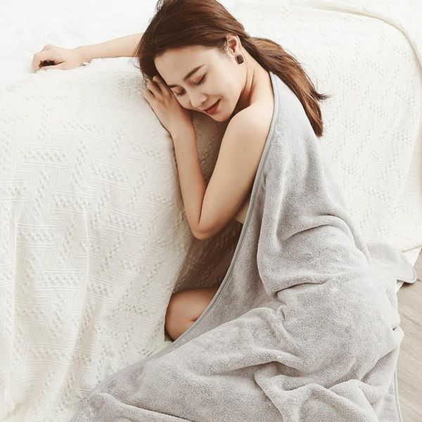 

towel unique soft bath reusable super absorbent women cotton adults bathroom serviette de bain home textile db60mj