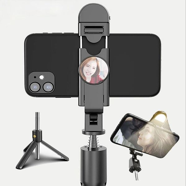 

selfie monopods portable monopod tripod blutooth stick remote-control for iso android phone