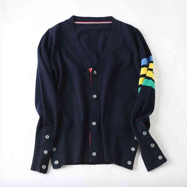 

selling long sleeved sweetheart womens sweaters cashmere tb style couple cardigan knitted women and men, White;black