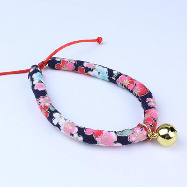 

cat collars & leads pets wind style cute cats bell collar doggie small teddy neck chain annulus adjustable a variety of choices
