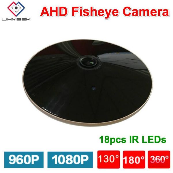 

lihmsek 1080p 2mp fisheye ahd camera indoor dome with ir-cut,full hd 360 degree view angle security cctv ip cameras