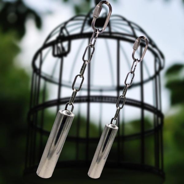 

other bird supplies bell toy for birds stainless steel heavy duty cage toys parrots african greys mini macaws