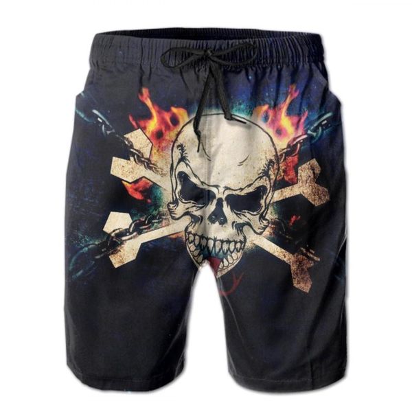 

3d print skull waterproof beach shorts art panties ghost t-shirt man/male men's, White;black