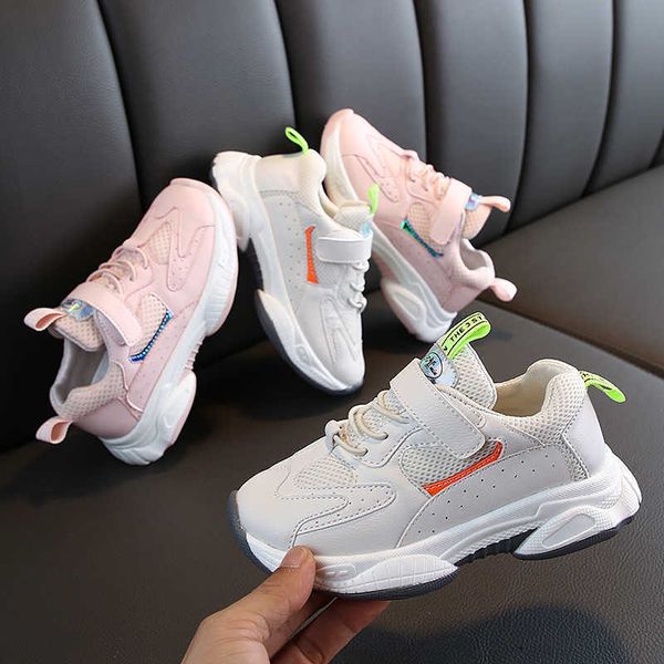 

boys girls fashion sneakers kids casual comfortable sport running shoes for children lightweight breathable tennis shoe designer classic lux, Black