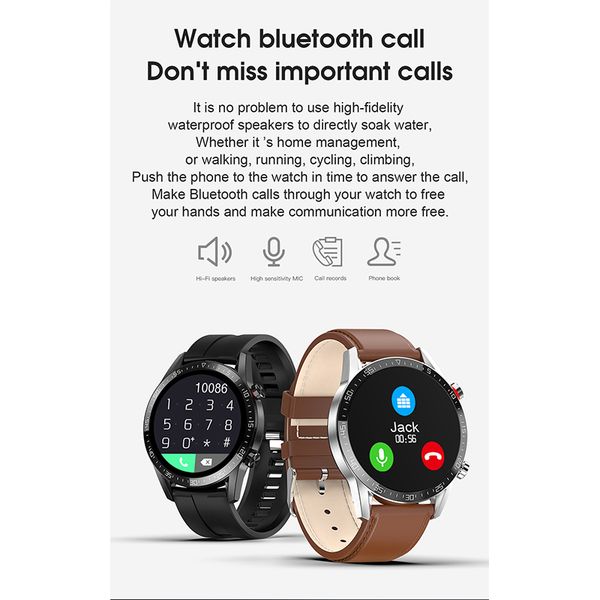 

new l13 smart watch gt2 pro popular ip68 sport smartwatch waterproof ecg ppg bt call blood pressure heart rate fitness tracker