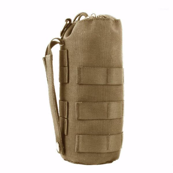 1.5L Water Bottle Pouch Molle Portable Camping Hunting Nylon Kettle Bag Zaino Vest Belt Ciclismo Escursionismo