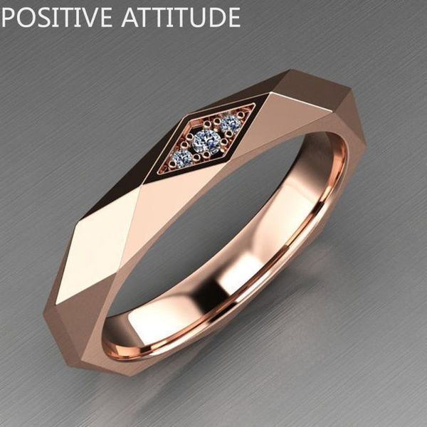 

cluster rings fashion round irregular faceted gold /white / rose cz female ring prom party couples friends gift bijoux, Golden;silver