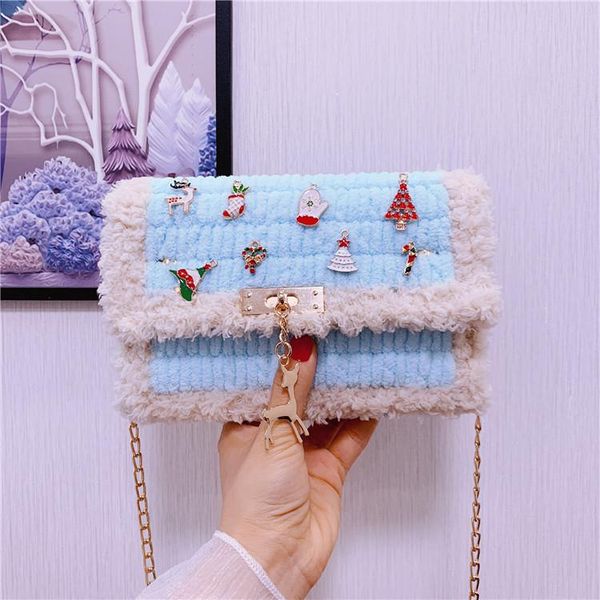 

bag parts & accessories christmas tree carrot purse phone weave handbag material set diy handmade, Black
