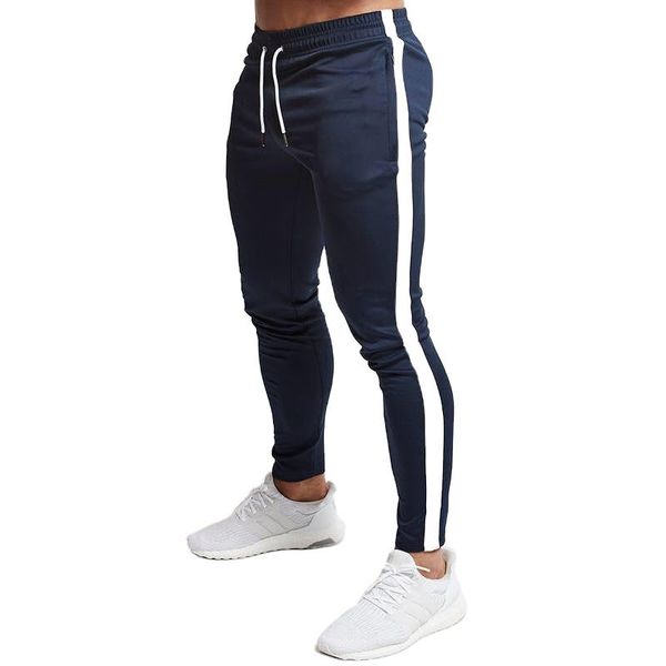 

men's pants d quality proper 2021 men jogger running slim fit, Black
