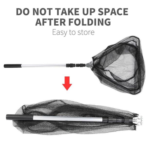 

aluminum alloy fishing folding net outdoor mesh for bird collapsible landing portable accessories