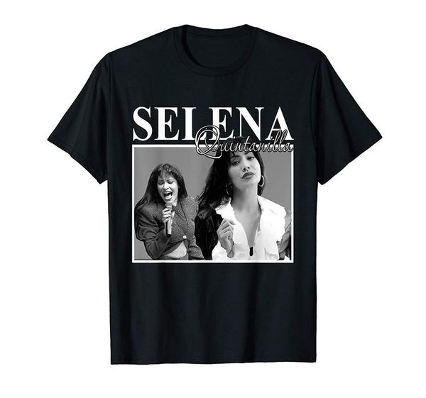 

men's t-shirts retro selenas funny design gifts for country musician fans t-shirt, White;black