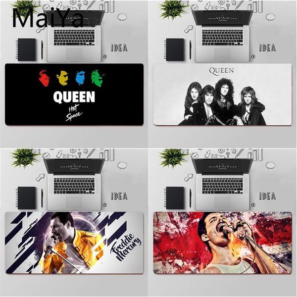 

mouse pads & wrist rests maiya queen freddie mercury locking edge pad game large keyboards mat