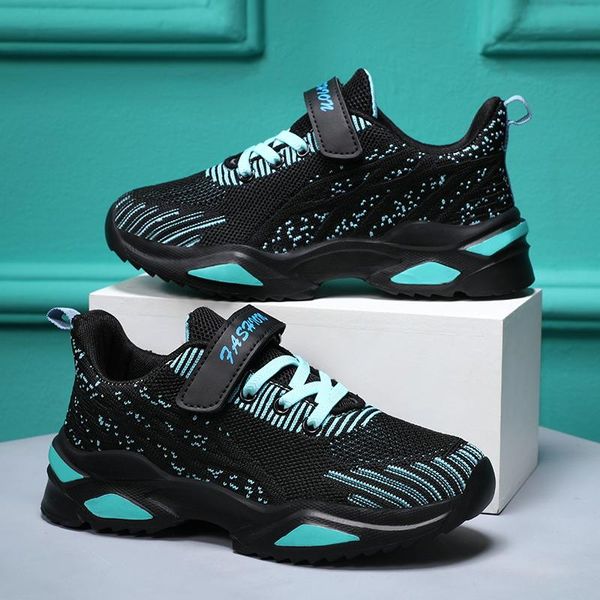 

athletic & outdoor selling walking sneakers for children breathable wearable girls designer autumn school boys casual shoes, Black