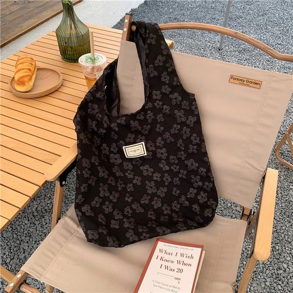 

evening bags 1821 korean style retro design jacquard vest bag stereo little flower underarm schoolgirl shoulder wholesale