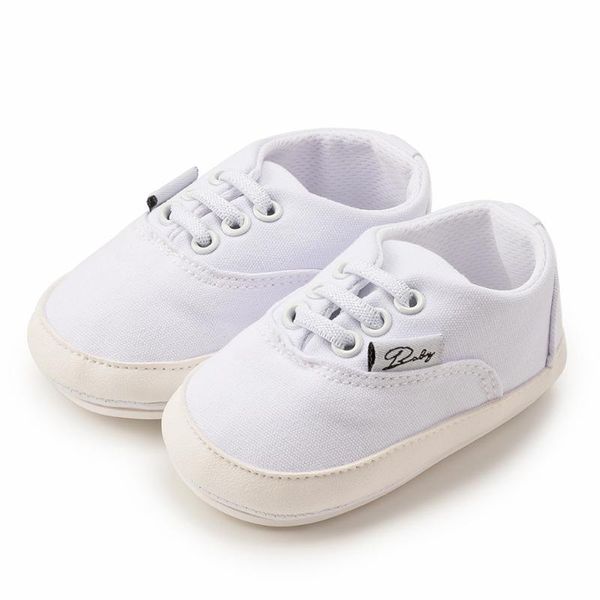 

first walkers born infant baby boy girl casual canvas shoes toddler sneakers crib soft anti-slip sole moccasins