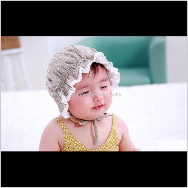 

korean star infant baby caps lace princess cap girl spring summer children court style for child wplfz hair accessories g4mf1