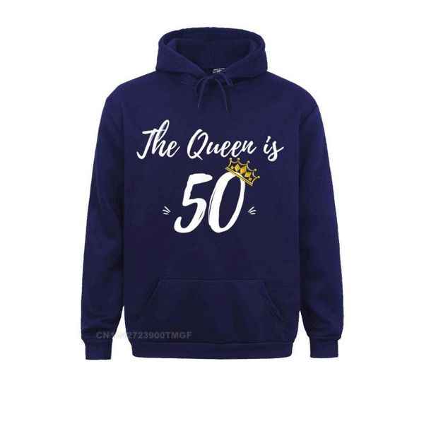

men's hoodies & sweatshirts the queen is 50 fifty birthday gift hoodie quotes amp design father day coupons sportswears, Black