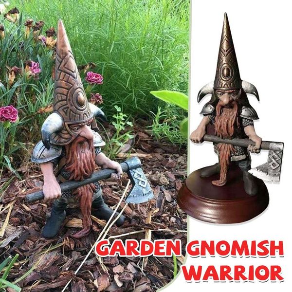 

party favor protected garden statues sculptures gnomes of the guard dwarf gnome statue resin ornaments decor