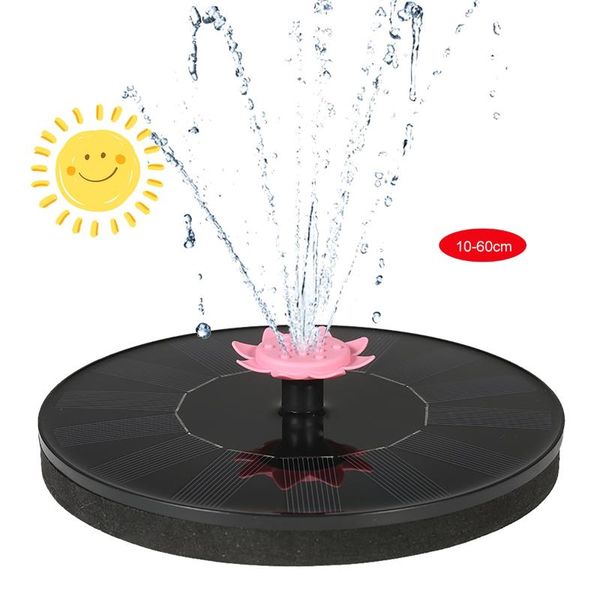 

kkmoon solar water fountain pump powered pumps in lotus leaf shape with different nozzles garden tool decorations