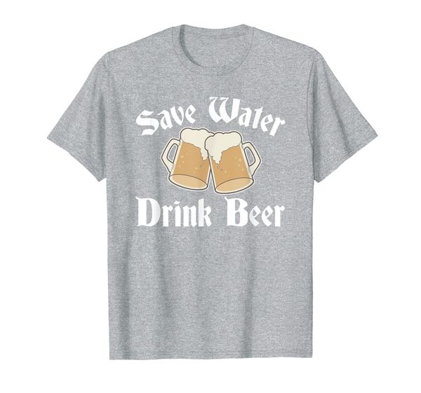 

oktoberfest save water drink beer funny men women party gift t-shirt, White;black