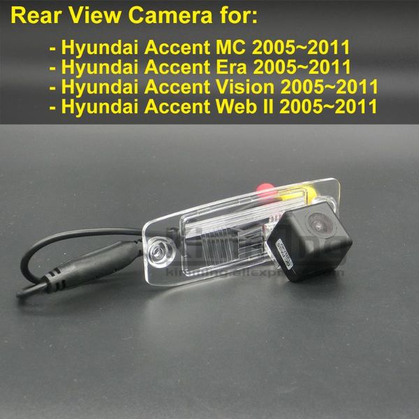 

car rear view cameras& parking sensors camera for accent mc era vision web 2 2005 2006 2007 2008 2009 2010 2011 wireless reversing