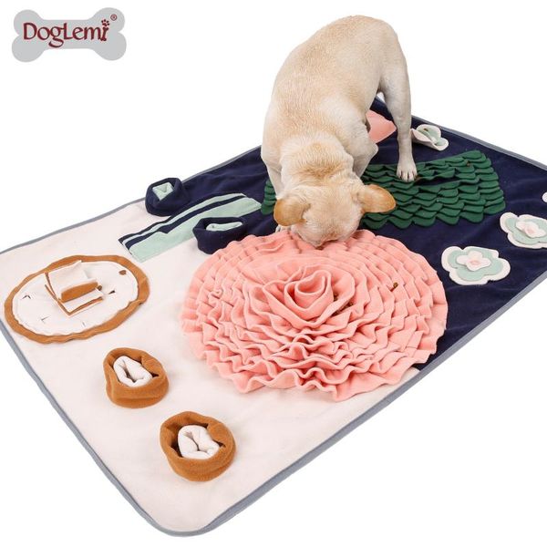 

large size dog snuffle mats dinner table design slow eatting mat for pets anxiety released feeding pads kennels & pens