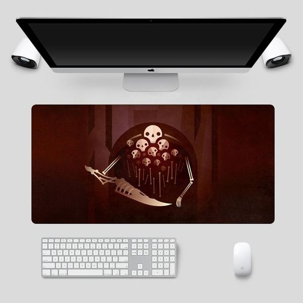 

mouse pads & wrist rests large dark souls gaming 80x30cm for notbook locking edge rubber mousepad computer gamer pc keyboard desk mats