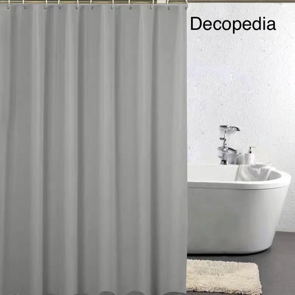 Decopedia Renkli Banyo Duş Perdesi Modern 180 * 220 PEVA Banyo Kullanımı için Dirençli Su Geçirmez Küf 210609