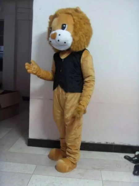 

2022 halloween lion mascot costume cartoon animal theme character christmas carnival adults birthday party fancy outfit, Red;yellow