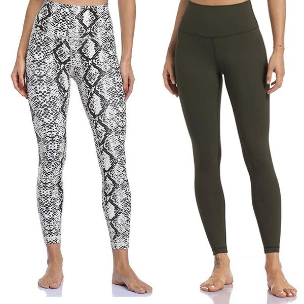 

women's high waist solid color tight fitness yoga pants nude hidden non-stress shaping essential outfit