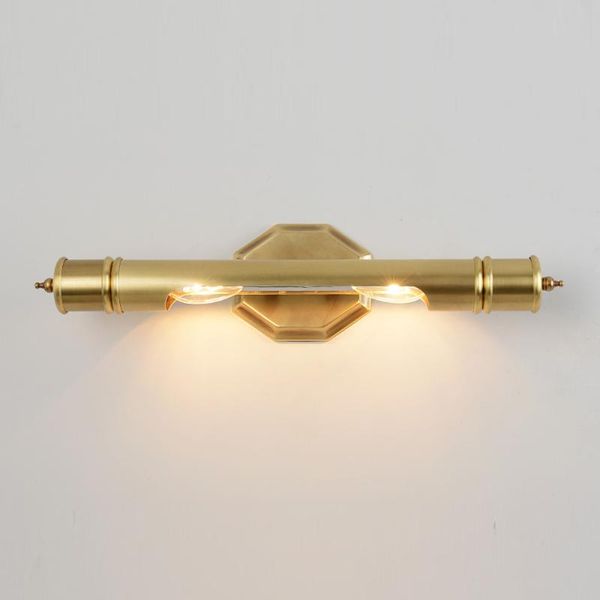 

copper mirror lamp modern sconce ac110v 220v gold bathroom lights wall