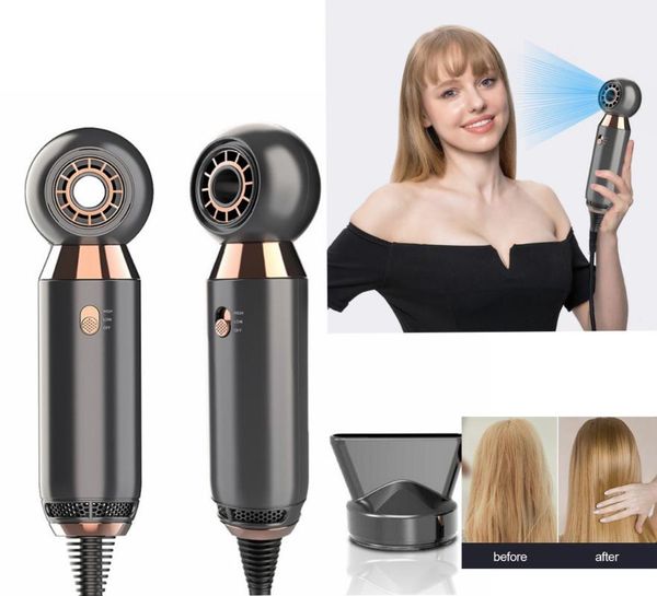

electric hair brushes 110-220v leafless dryer professional negative lonic premium home powerful hairdryer modeling tools portable