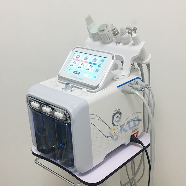 

6-in-1 h2o2 facial deep oxygen jet cleaning and peeling beauty machine, ce certified, can be used in salons, Black;white