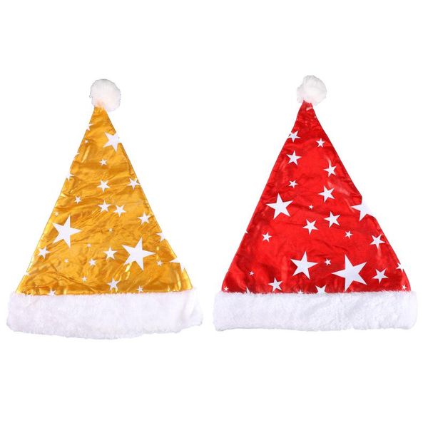 

party hats 2pcs christmas santa unique claus caps supplies