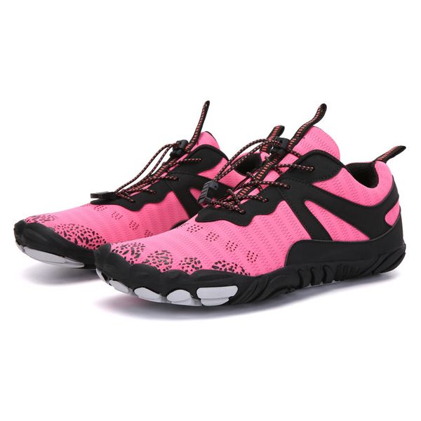 

2021 four seasons five fingers sports shoes mountaineering net extreme simple running, cycling, hiking, green pink black rock climbing 35-45