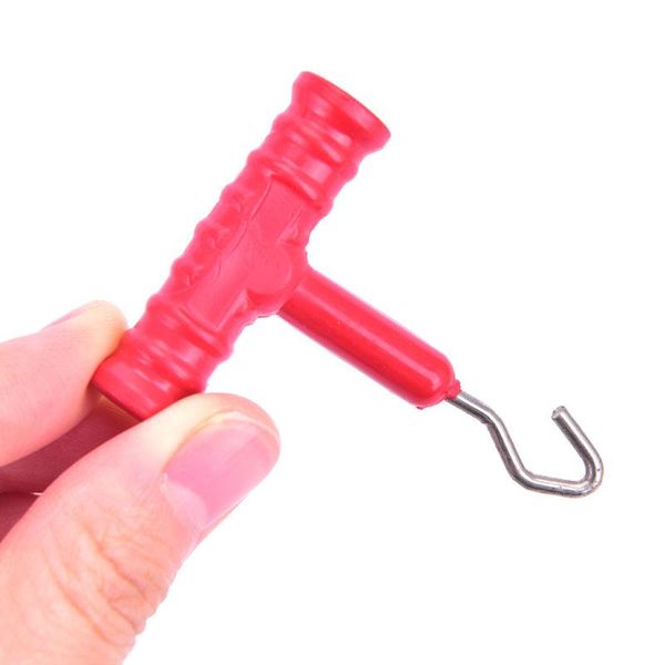 

fishing hooks stainless steel knot tool puller wire grip hook carp line machine rig making terminal tackle accessories