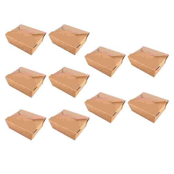 

gift wrap 30pcs simple burger packing boxes picnic food containers (khaki)