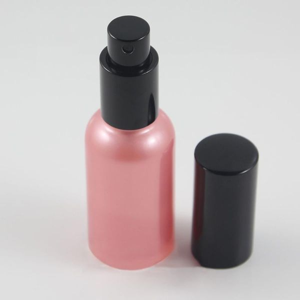 

storage bottles & jars 100pcs/lot 30ml pink glass lotion pump bottle perfume liquid spray