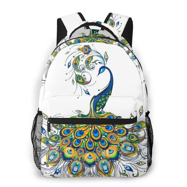 

backpack travel pack fantasy peacock sports bag outdoor climbing