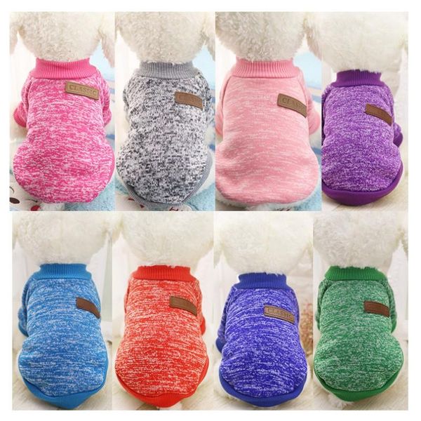 

dog apparel warm pet cute sweater small medium cat clothes coat jacket jumper