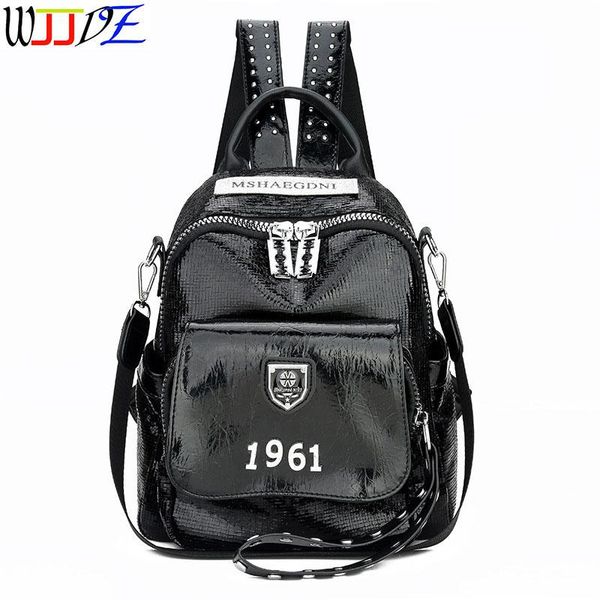 

solid color girl backpack women bag handbag large capacity rucksack for college student school wjjdz