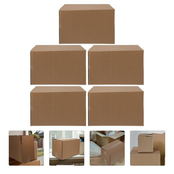 

gift wrap 5 pcs corrugated package boxes multi-purpose storage