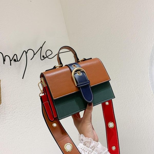 

evening bags for women 2021 fashion all-match color shoulder bag messenger small square purses and handbags luxury designer sac