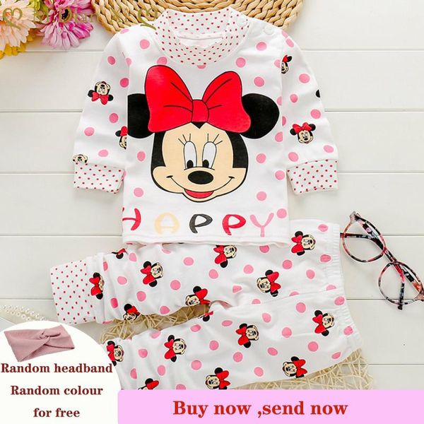

clothing sets 0-2year baby clothes set 2021 winter cotton born boys girls 2pcs pajamas kids sets+gifts, White