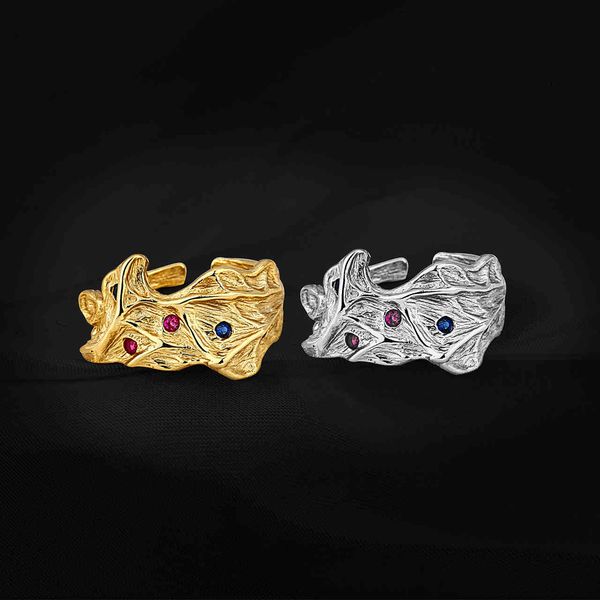 

ring ins style design sense irregular fold women's fashion trend personalized temperament net red women, Silver
