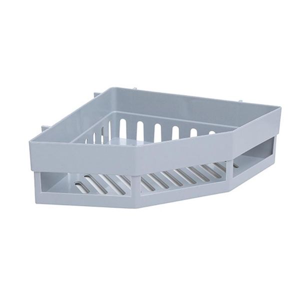 

bathroom shelves holders wall-mounted punch-shelf seamless corner storage rack organizer tripod wash home