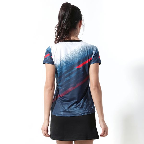 

tolcsport 111badminton shirt women new sportswear quick dry breathable table tennis clothes s-2xl team game short sleeve woman s, Black;yellow