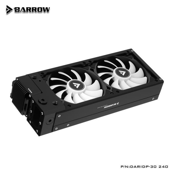 

barrow pc water cooling kit 17w pump 240mm radiator 120mm fan itx case integration solution set daridp-30 240 fans & coolings
